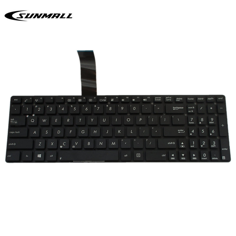 [Australia - AusPower] - SUNMALL Keyboard Replacement Compatible with Asus K55 K55A K55V K55DE K55VD K55VJ K55VM K55XI K55VS R500V R500VD R500VS F751LK F751M K751L X751L X751LD Series Black US Layout 