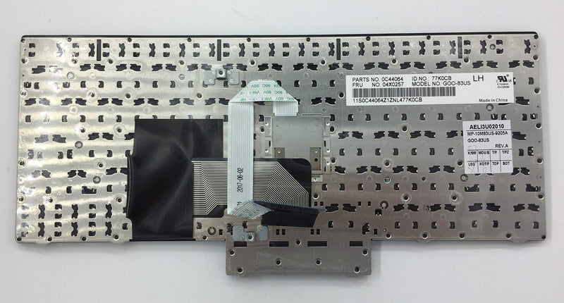 [Australia - AusPower] - US Layout Replacement Keyboard for Thinkpad X131E Chromebook US Keyboard for Chrome OS 04X0257 0C44064 