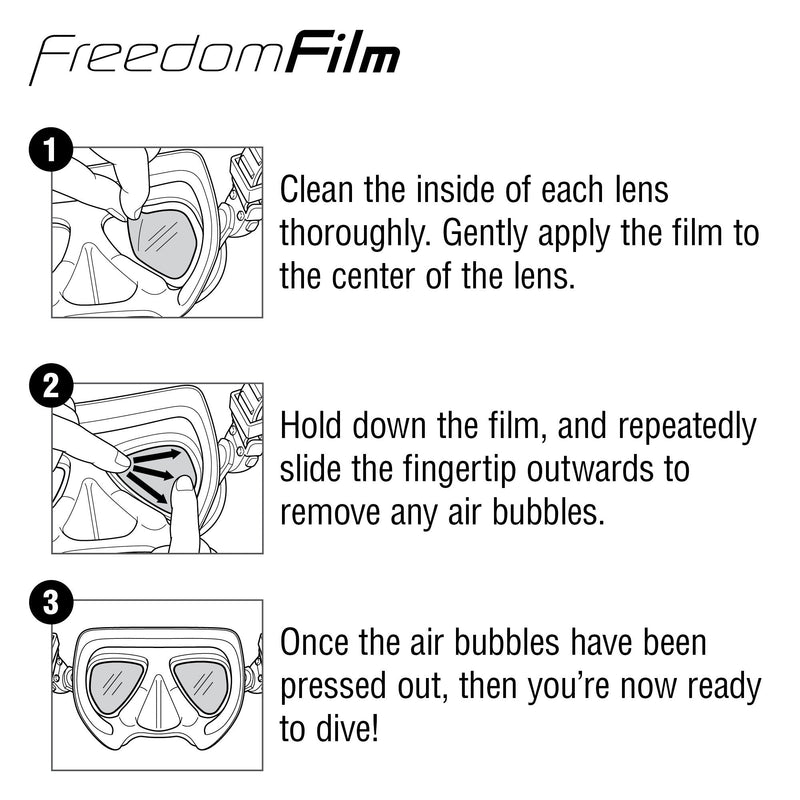 [Australia - AusPower] - TUSA Anti-Fog Freedom Film for all Scuba/Snorkeling 
