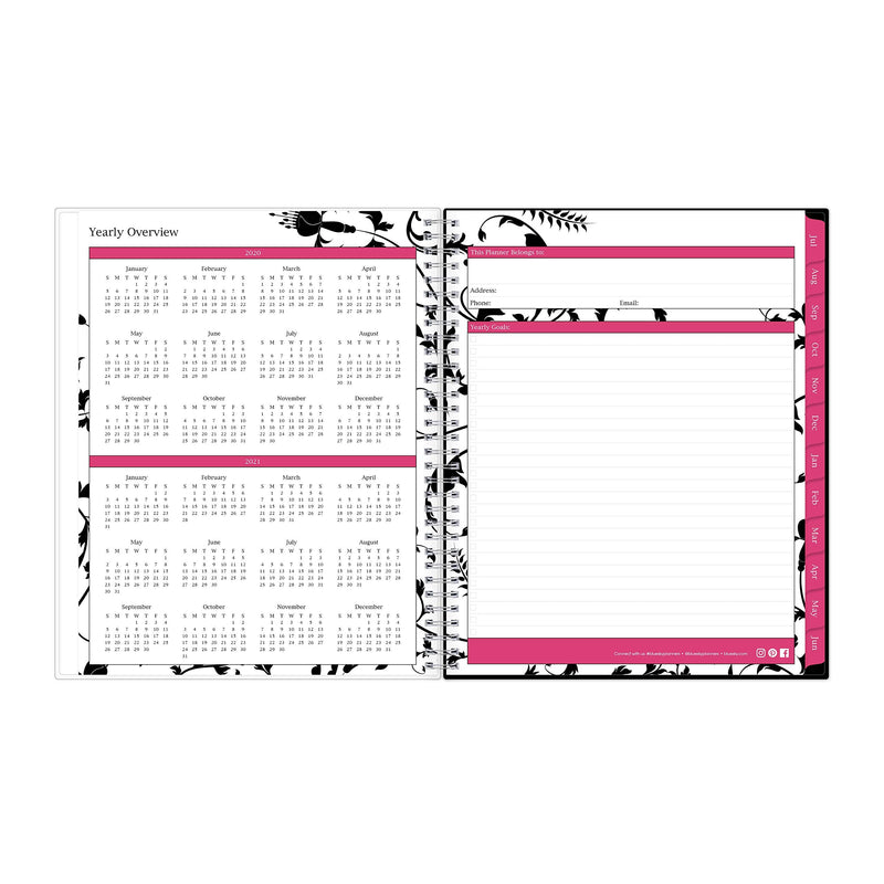 [Australia - AusPower] - Blue Sky 2020-2021 Academic Year Weekly & Monthly Planner, Flexible Cover, Twin-Wire Binding, 8.5" x 11", Analeis Old Edition 8.5" x 11" 