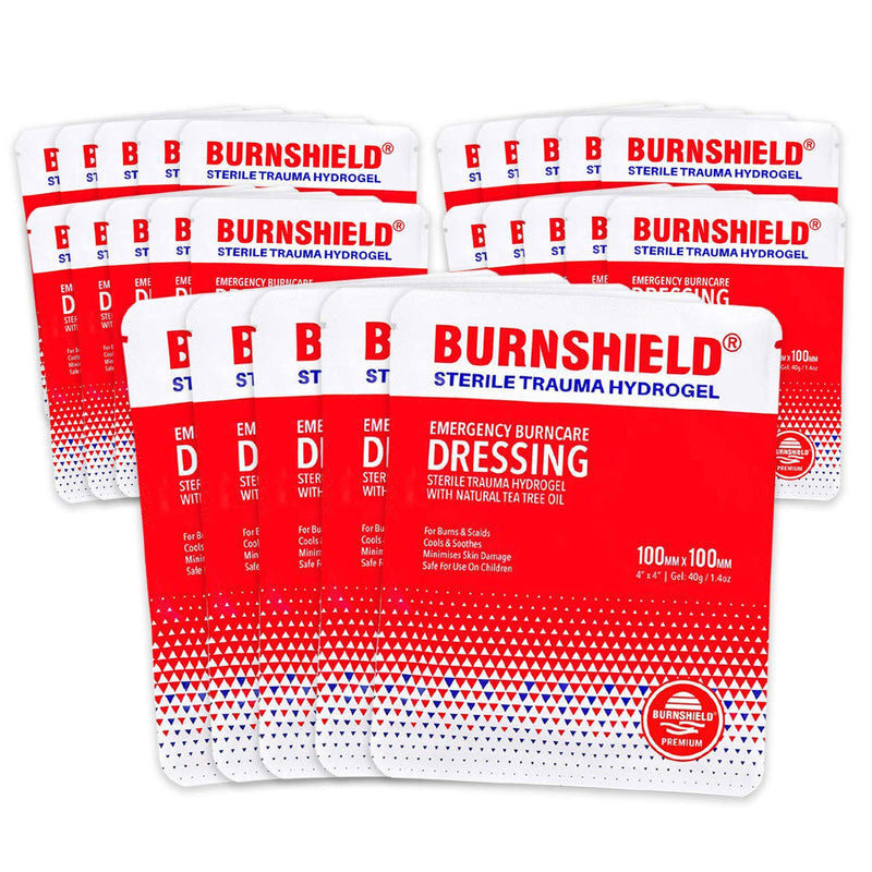 [Australia - AusPower] - Burnshield 4" X 4" Burn Dressing, Sterile - 25 Count 