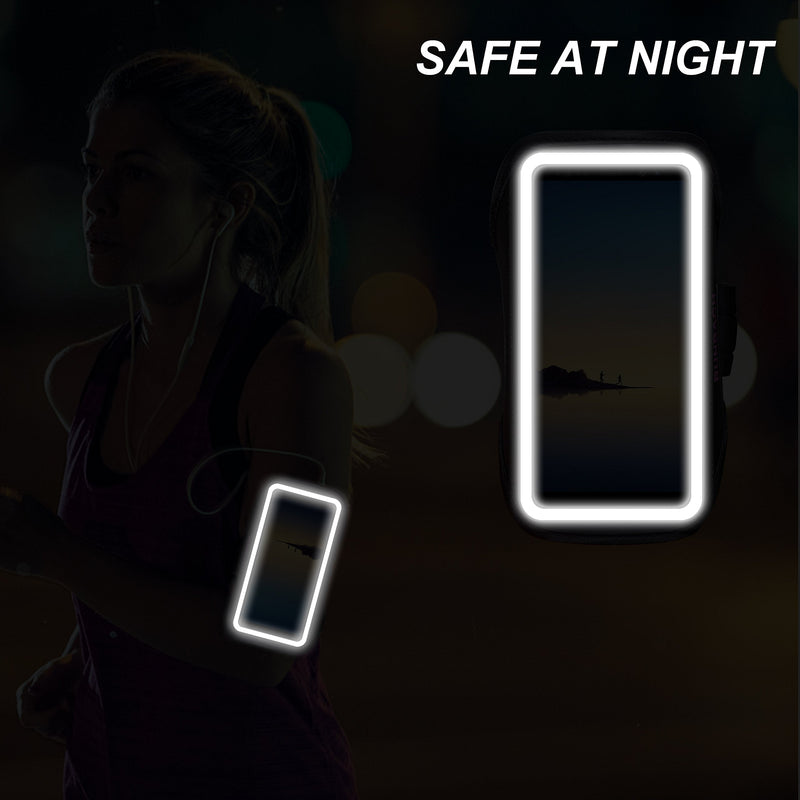 [Australia - AusPower] - RUNBACH Galaxy Note 20/10+/9/8 Armband,Sweatproof Running Exercise Bag with Key Holder and Card Slot for Galaxy Note 20/10+/9/8(Black) Black 