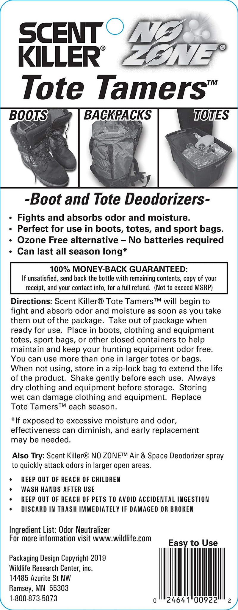 [Australia - AusPower] - Scent Killer No Zone Tote Tamer 