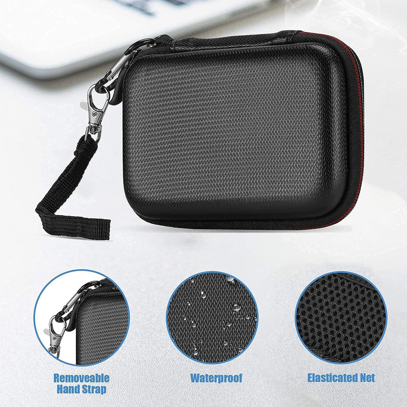 [Australia - AusPower] - ProCase Hard Drive Case 2.5 Inch Bundle with ProCase Samsung T7 / T7 Touch Portable SSD Carrying Case with Silicone Cover 