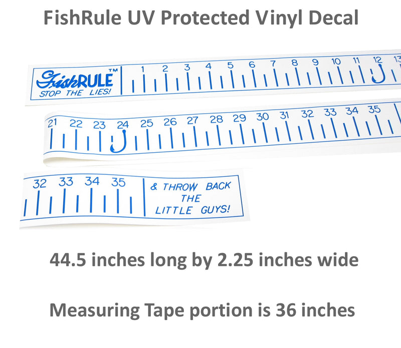 [Australia - AusPower] - Fish Ruler - Fishing Measuring Tape - 36 Inch Fish Measuring Tape for Boat - by FishRule 