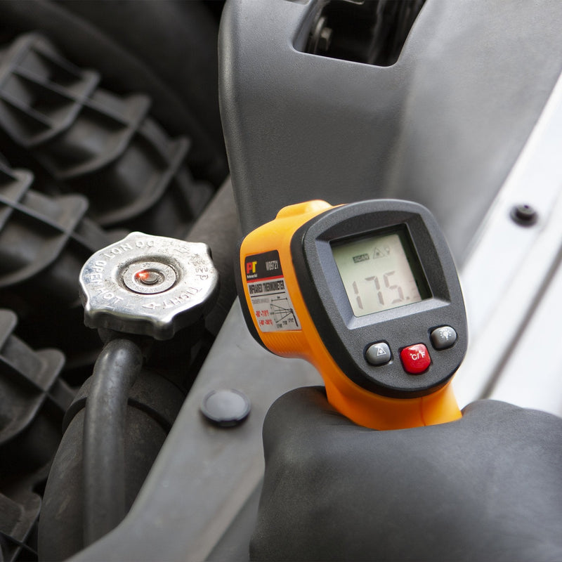 [Australia - AusPower] - Performance Tool W89721 Non-Contact Digital Laser Infrared Thermometer, Orange and Black With 12:1 Spot Ratio 12:1 Spot Ratio Infrared Thermometer 