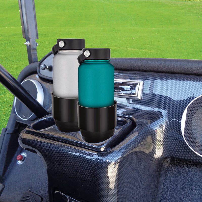 [Australia - AusPower] - 10L0L 2 Pack Golf Cart Cup Holder, Dash Adapter for Portable Propane Heater Cylinder, Universal Replacement Drink Holder for EZGO Club Car, Yamaha 