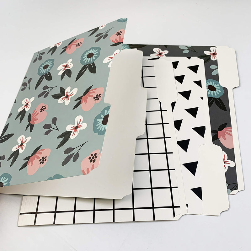 [Australia - AusPower] - Decorative File Folders – Includes 12 Cute Designs, File Folders Letter Size, 1/3-Cut Tabs, Office Supplies File Organizers, 9.5 x 11.75 Inches 