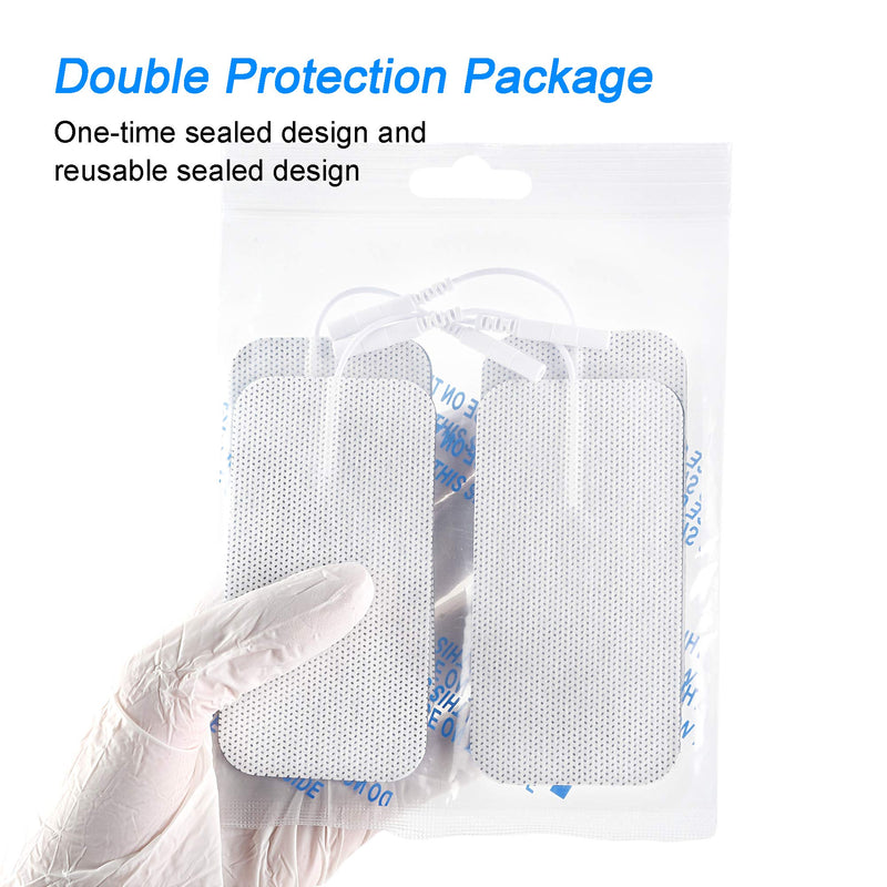 [Australia - AusPower] - LYINIE TENS Unit Pads 2"x4" 24 pcs TENS Electrodes 