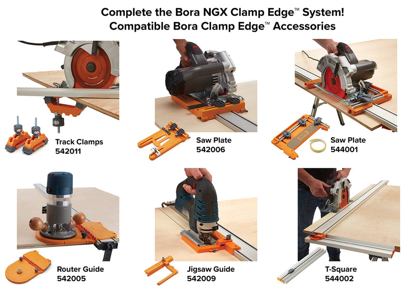 [Australia - AusPower] - Bora NGX T-square Clamp Edge Accessory 544002 