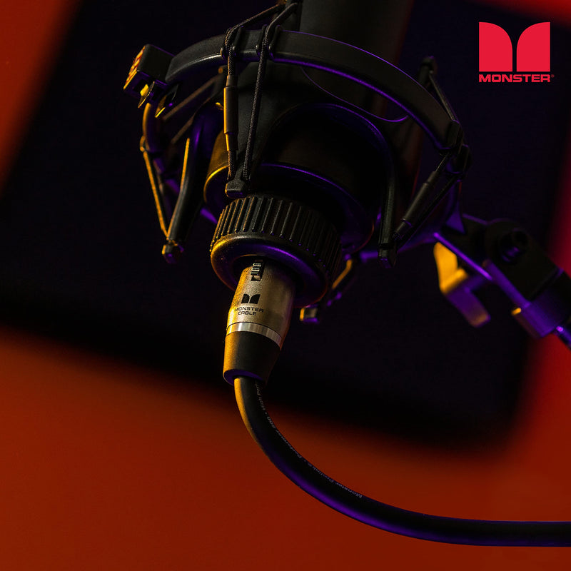 [Australia - AusPower] - Monster Prolink Performer 600 Microphone Cable - Engineered with Custom Monster XLR Connectors, Microfiber Dielectric, Duraflex Jacket, and Carbon Polymer Shielding, 5 ft. Cable 