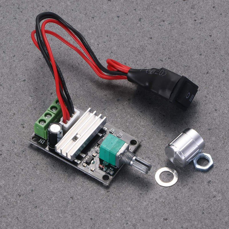 [Australia - AusPower] - LEDMOMO 1203BB 6V 12V 3A 80W DC Motor Speed Controller (PWM) Adjustable Motor Driver Switch 