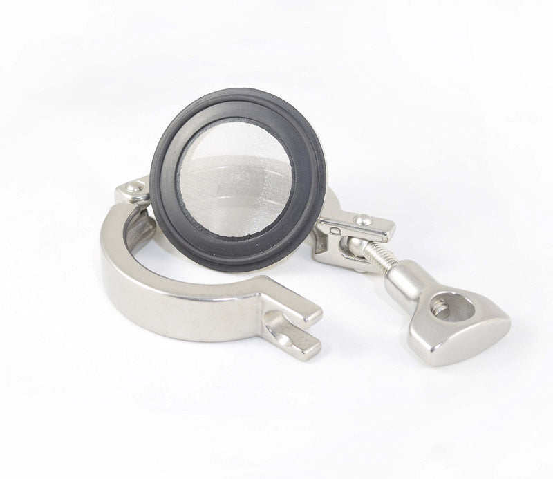 [Australia - AusPower] - ARTESIAN SYSTEMS 20 Micron VITON/FKM Tri Clamp Screen Filter Gasket 316L (20Uf Micron/625Mesh) Stainless Steel Pharmaceutical Grade Filter Mesh. VITON With & FDA Certification (4") 4 Inch 
