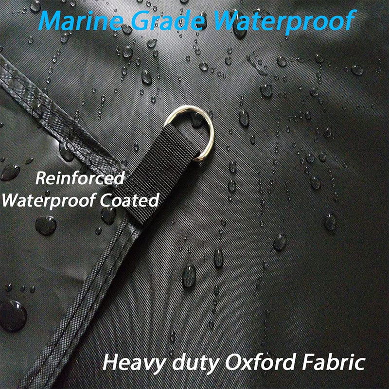 [Australia - AusPower] - Chuanke Universal Kayak Cockpit Cover UV60+ Heavy Duty Oxford Fabric with PVC Coating 100% Waterproof Seal Cockpit Cover for Transportable and Indoor. Rugular（44*28inch） 1 Pack 