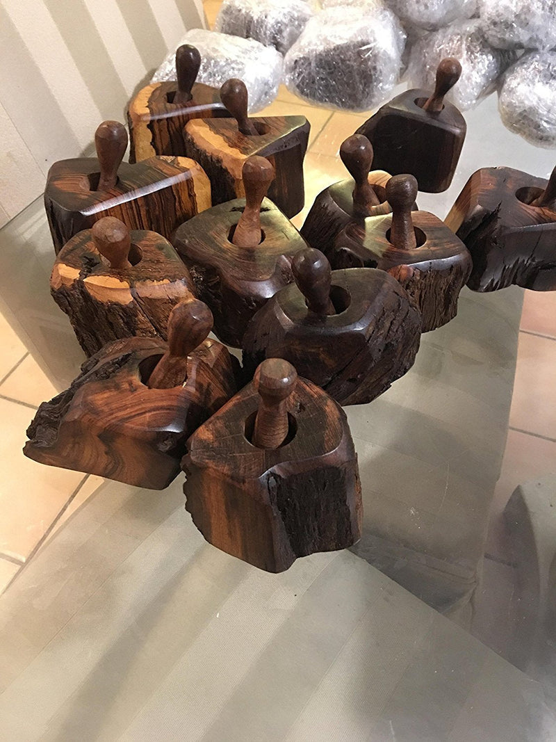 [Australia - AusPower] - Wood Pepper Grinder – Kitchen Ironwood Wooden Mill, Size: Length - 4 inches, Width - 3.5 inches, Height - 4.5 inches. 