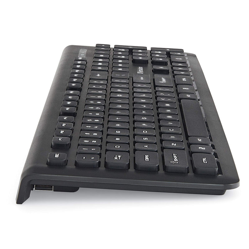 [Australia - AusPower] - Verbatim 2.4Ghz Wireless Slimline Keyboard Plug And Play USB Receiver Compatible with PC, Laptop 