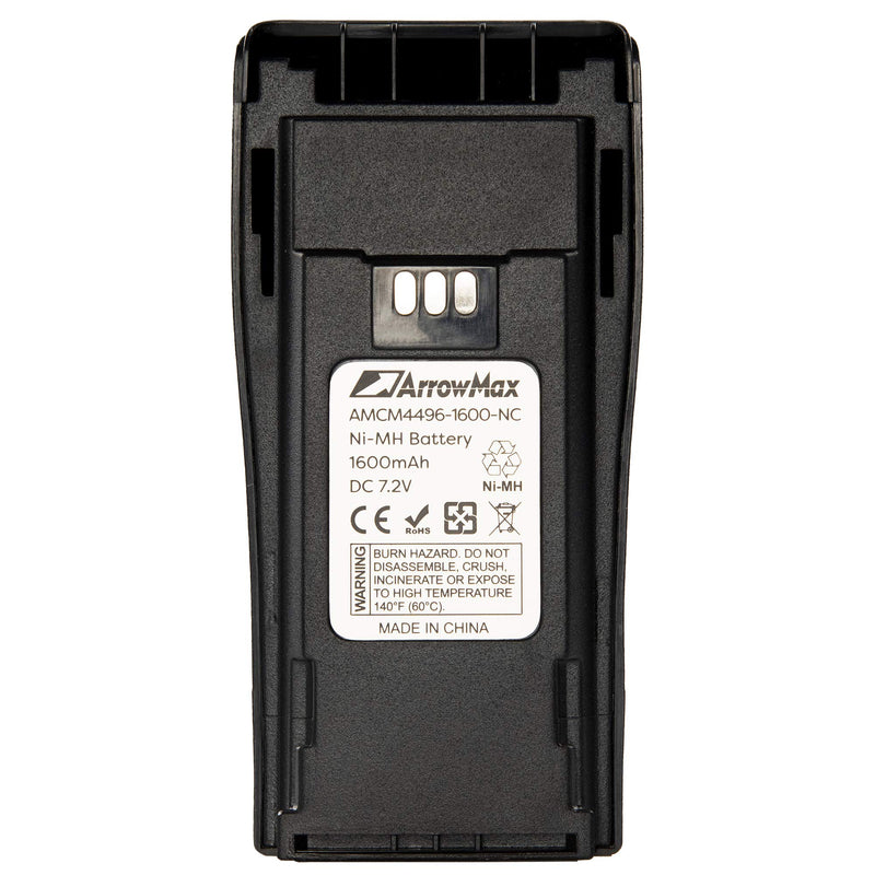 [Australia - AusPower] - Arrowmax AMCM4496-1600-D 1600mAh NNTN4496 NNTN4497 Battery for Motorola CP140 CP160 CP-200 CP200 CP200XLS 1 Piece 