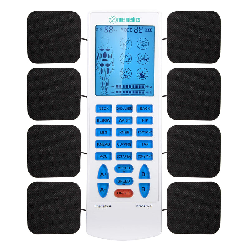 [Australia - AusPower] - Tens Unit Muscle Stimulator Rechargeable Device for Shoulder Neck Back Pain Relief Pulse Massager Pain Relief 