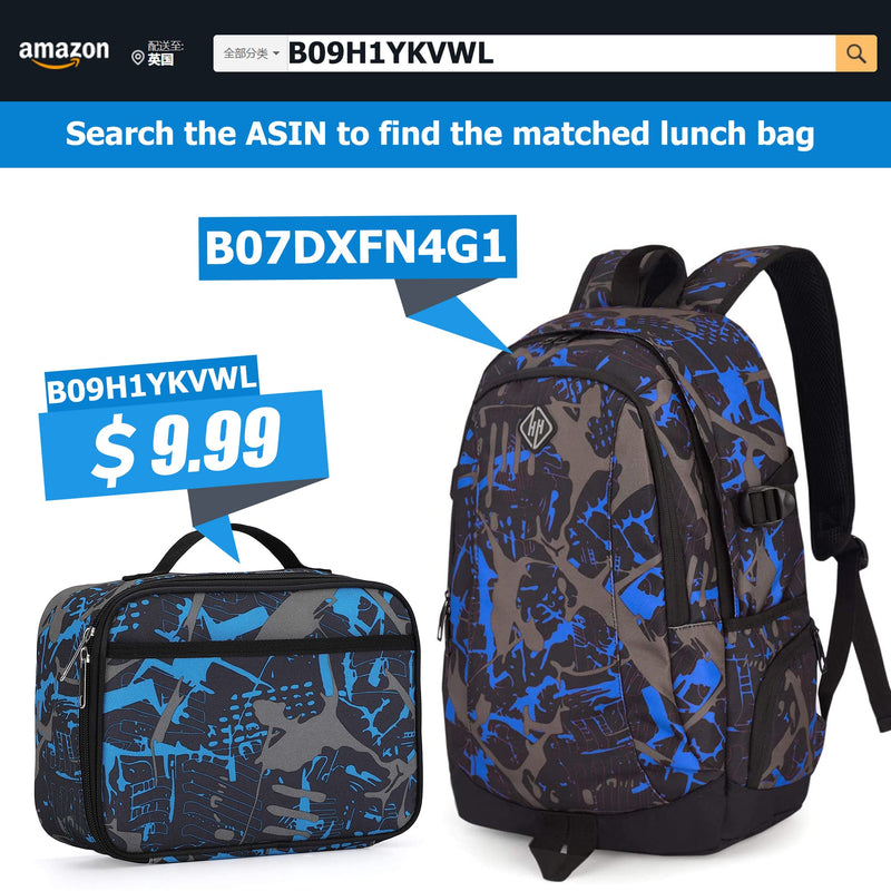 [Australia - AusPower] - Rickyh style School Backpack,Rickyh style Travel Bag for Men & Women, Lightweight College Back Pack with Laptop Compartment 09tylan 
