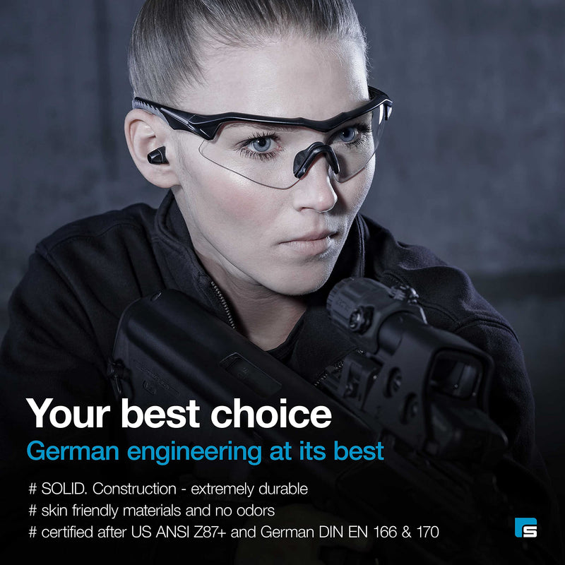 [Australia - AusPower] - Solidwork Safety Glasses 1 Pack - Clear and Yellow 1-pack 