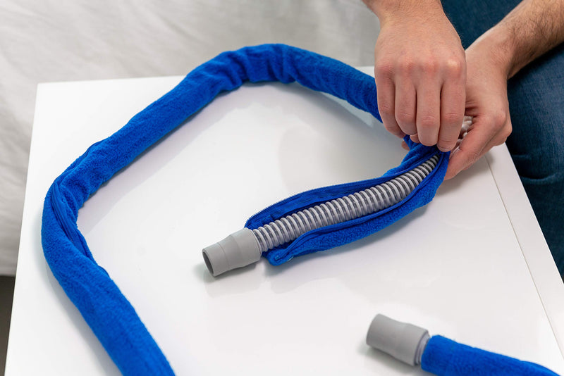 [Australia - AusPower] - CPAP 6 Feet Hose Cover by Snugell | Tubing Wrap Compatible with Most CPAP Tubing | Ultra-Soft Zippered Fleece Cover | Suited for Resmed, Fisher & Paykel and Other Tubes | Insulation & Hose Protection 