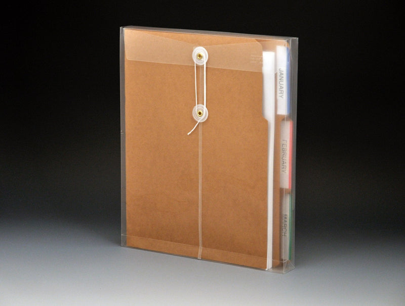 [Australia - AusPower] - Lion String-A-Long Clear Poly Envelopes with Gusset, Letter, Top Load, 6 EA/Pack, 1 Pack (32000-CR) Top Loading 