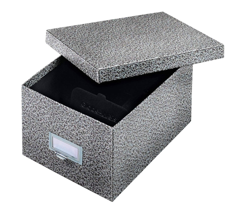 [Australia - AusPower] - Globe-Weis/Pendaflex Fiberboard Index Card Storage Box, 5 x 8 Inches, Black Agate (95 BLA) 