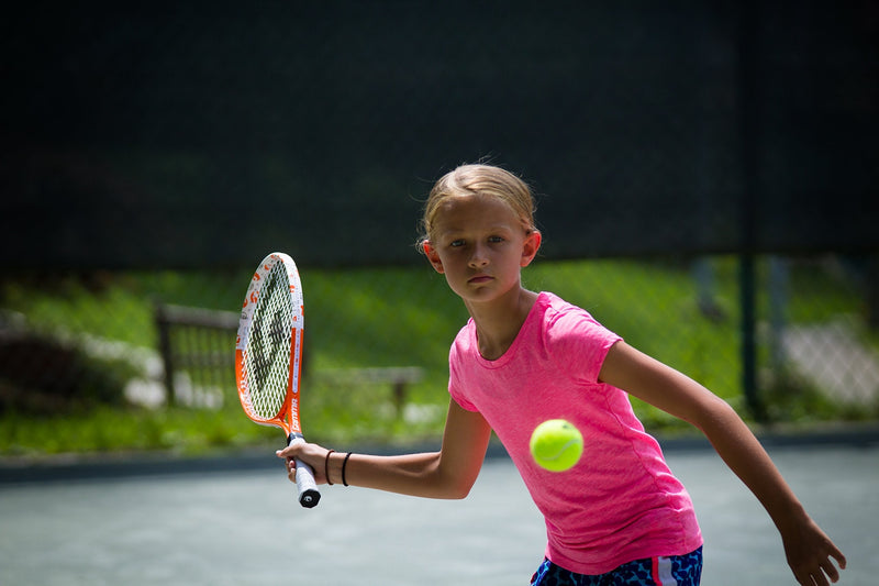 [Australia - AusPower] - Gamma Sports Junior Tennis Racquet: Quick Kids 19 Inch Tennis Racket - Prestrung Youth Tennis Racquets for Boys and Girls - 93 Inch Head Size 25" - Green 