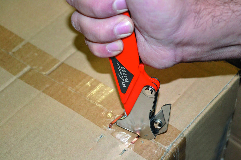 [Australia - AusPower] - NT Cutter Safety Carton Opener with Staple Remover, 1 Opener (R-1200P) 