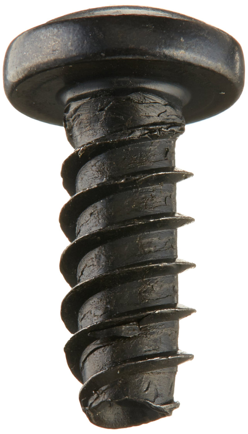 [Australia - AusPower] - Steel Thread Rolling Screw for Plastic, Black Oxide Finish, Pan Head, Phillips Drive, #10-14 Thread Size, 1/2" Length (Pack of 50) 