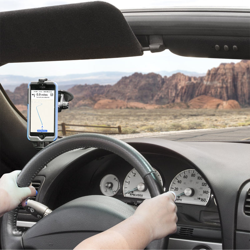 [Australia - AusPower] - iPro2 MFI Approved Car Dock/Desk Dock/Mount/Holder/for iPhone Xs/XS MAX/X / 8/8 Plus / 7 with Integrated 2 Meter Lightning Connector 