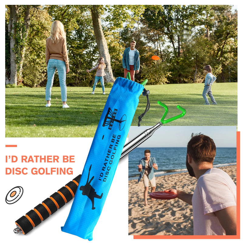 [Australia - AusPower] - LQLMCOS Disc Golf Retriever Pole,Disc Retriever Telescoping Pole with Hook,Expands to 10/16 Feet,Disc Golf Stick Disc Golf Grabber,Disc Golf Gripper Pole,Disc Golf Equipment Disc Golf Accessories 10 FT 