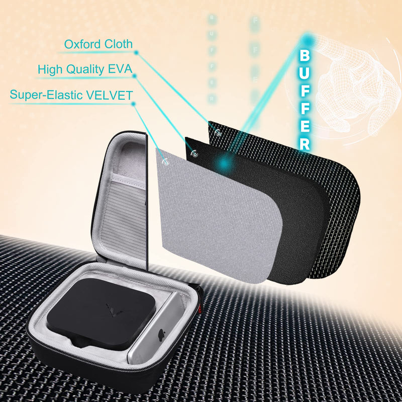 [Australia - AusPower] - XANAD Travel Case for Apple TV 4K 32GB 64GB - Carrying Organizer Storage Bag 