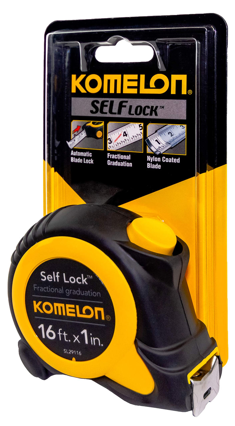 [Australia - AusPower] - Komelon SL29116 Self Lock Speed Mark 16-Foot Power Tape 