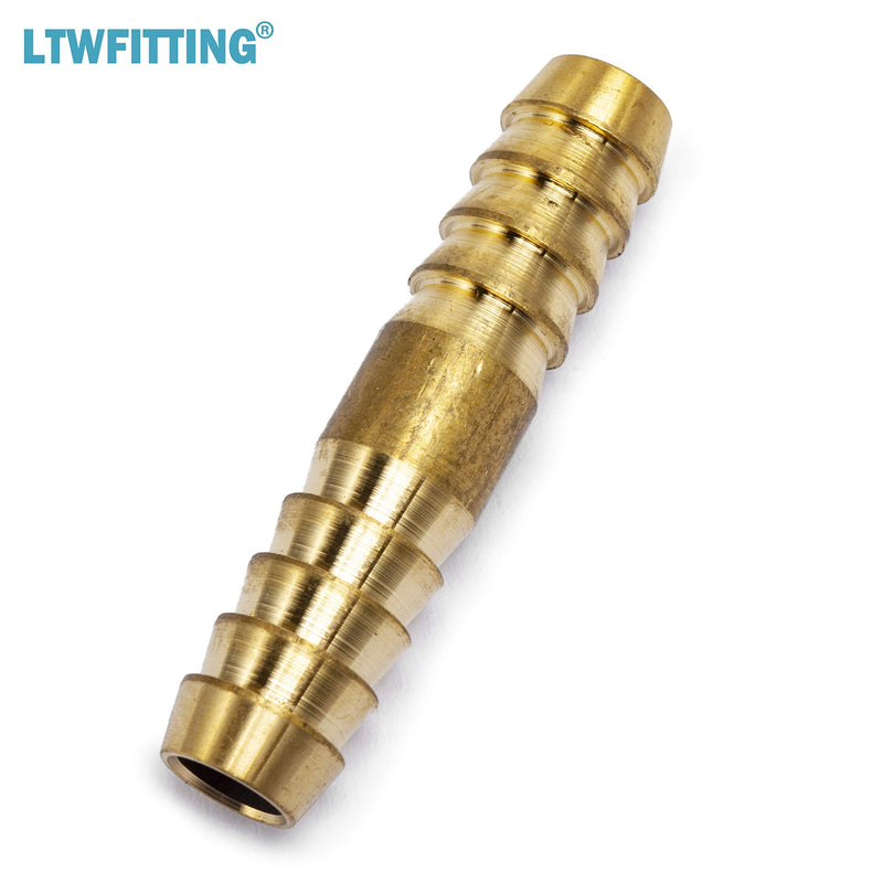 [Australia - AusPower] - LTWFITTING Brass Barb Splicer Mender 5/16-Inch ID Hose Fitting Air Water Fuel Hose Joiner(Pack of 10) 