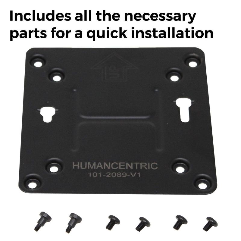 [Australia - AusPower] - HumanCentric VESA Mounting Kit Compatible with Intel NUC | VESA Adapter Bracket to Attach NUC Mini PC Computer to The Back of a Monitor 