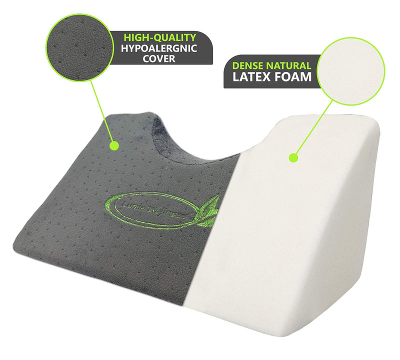 [Australia - AusPower] - Lumia Wellness Cervical Traction Wedge Pillow - Neck and Shoulder Relaxer, Cervical Spinal Correction, TMJ Pain Relief, Chiropractic Stretcher 