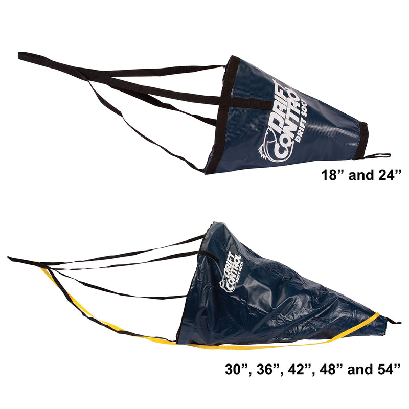 [Australia - AusPower] - Lindy Drift Control Drift Sock Boat Bag Parachute Drift Anchor for Fishing Boat Fisherman Series 18" 