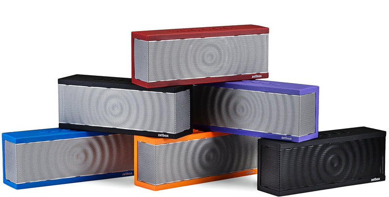 [Australia - AusPower] - Zets Bluetooth Speakers, 10W, Up to 12 Hours Playtime, NFC & AUX Connectivity, Portable Loud Speaker for iPhone, iPad, Galaxy, Nexus, and More - Black 