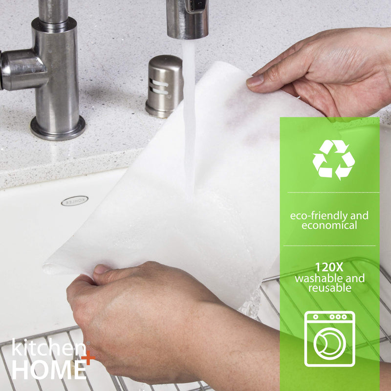 [Australia - AusPower] - Bamboo Towels - Heavy Duty Machine Washable Reusable Rayon Towels - One roll replaces 6 months of towels! 1 Pack 