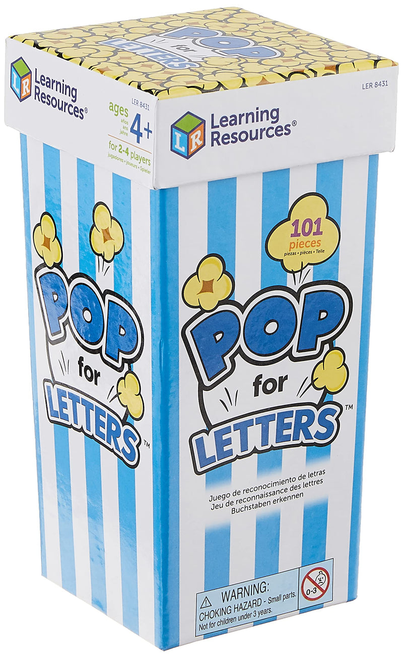[Australia - AusPower] - Learning Resources Pop for Letters, Easter Toys for kids, Early Phonics Game, Alphabet Recognition, ABCs, 8 Pop Cards, Ages 4+, Grades PreK+ 