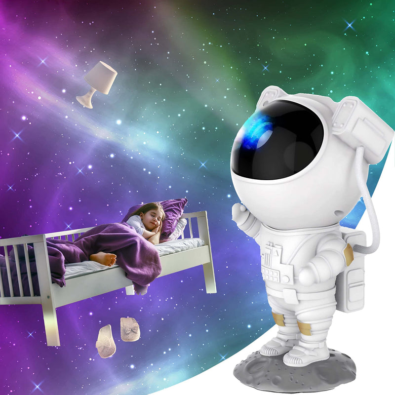 [Australia - AusPower] - Starry Night Light Projector Astronaut LED Projection Lamp with Remote Control, Adjustable Head Angle,Gift for Kids Adults Home Party Ceiling Decor Christmas Gift (Astronaut) 