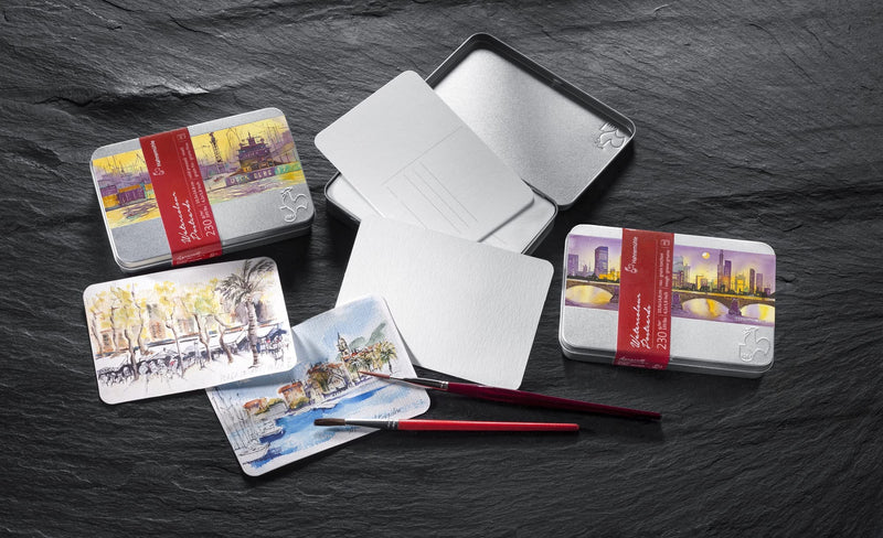 [Australia - AusPower] - Postcard Watercolor 230 G/M2, Text. Rough, Metal, Tam 10.5 X 14.8 Cm, 30 fls. 