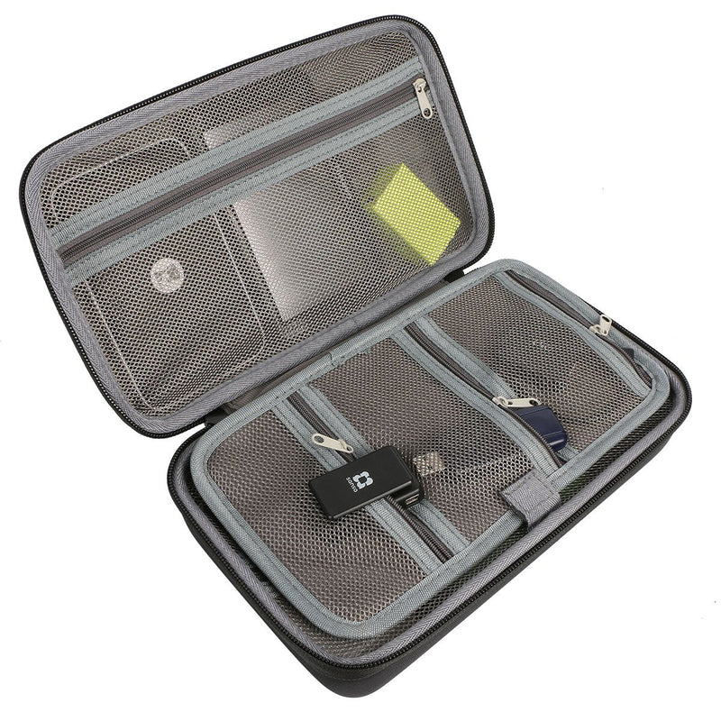 [Australia - AusPower] - co2CREA Hard EVA Carrying Travel Case Replacement for Powerbank HDD / Electronics/Accessories Extra Large (10.27“x”6.5"x3.2" inch) 