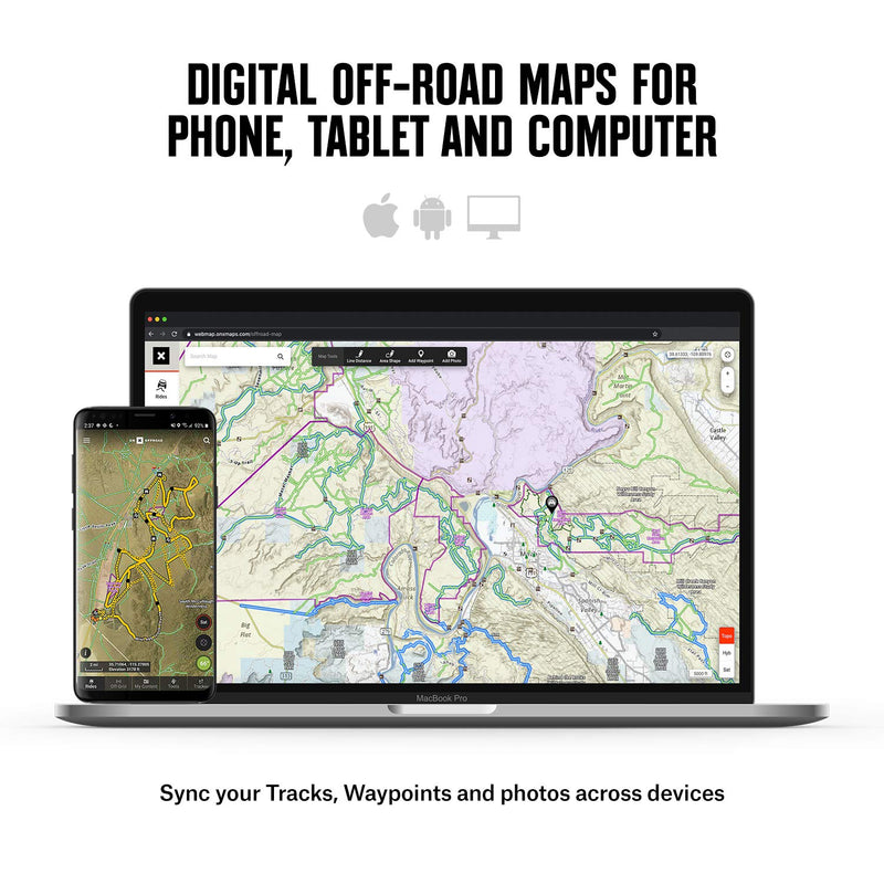 [Australia - AusPower] - onX Offroad App: Digital Map Membership for All 50 States for Phone, Tablet and Computer with Open and Closed Off-Road Trails, Google Imagery, 375K+ Miles of Roads and Trails and Offline Maps 