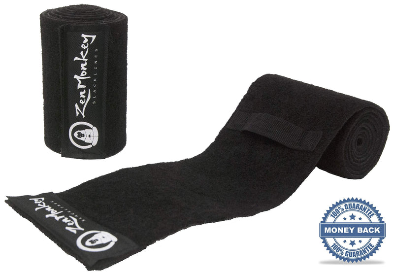 [Australia - AusPower] - ZenMonkey Slacklines Tree Protectors, Perfect for Slacklines, Ninjalines, Ziplines, Tree Swings, with Anti-Slip Guide Straps, Hook & Loop Fasteners, 60 Inches Long, Set of Two 