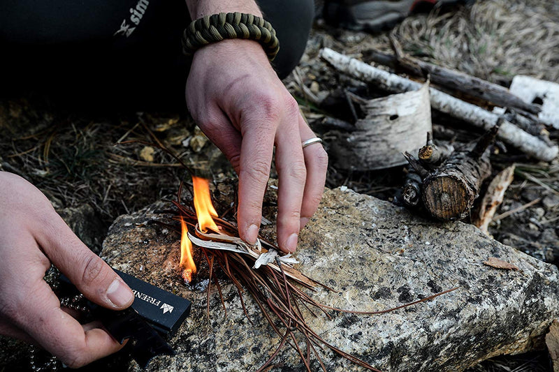 [Australia - AusPower] - The Friendly Swede Magnesium Fire Starter - 3 Pack - Survival Fire Steel Blocks with Striker, Camping Emergency Firestarter Magnesium Fire Starters - New and Improved Version 
