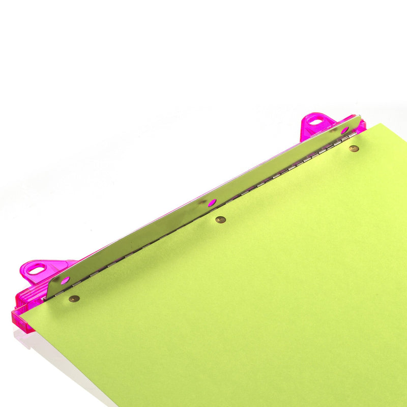 [Australia - AusPower] - Officemate Ring Binder Hole Punch, Pink,Teal,Smoke, Pack of 3 (90114) 