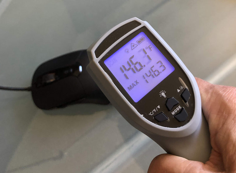 [Australia - AusPower] - ValueRays USB Optical Heated Computer Mouse Advanced Heated Buttons (Black) 