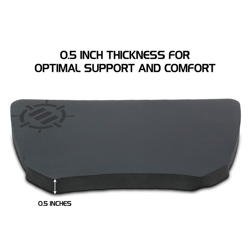 [Australia - AusPower] - ENHANCE Gaming Mouse Wrist Rest - Firm Wrist Pad for PC Gamers and Esports Professionals with Ergonomic Support, Non-Slip Rubber Backing, Anti-Fray Design - Great for Gaming or Office Use Mouse Size 